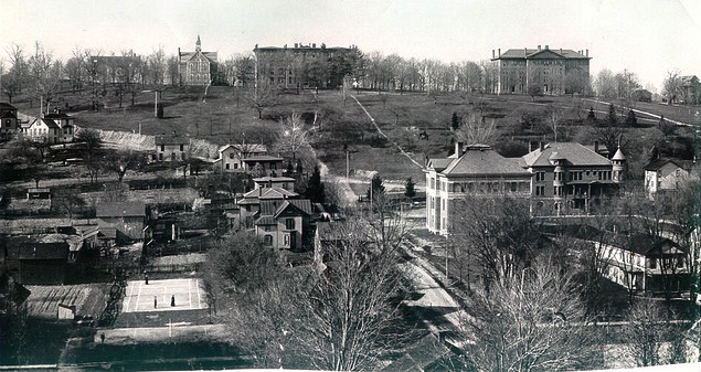 View of Denison's Campus, 1892.