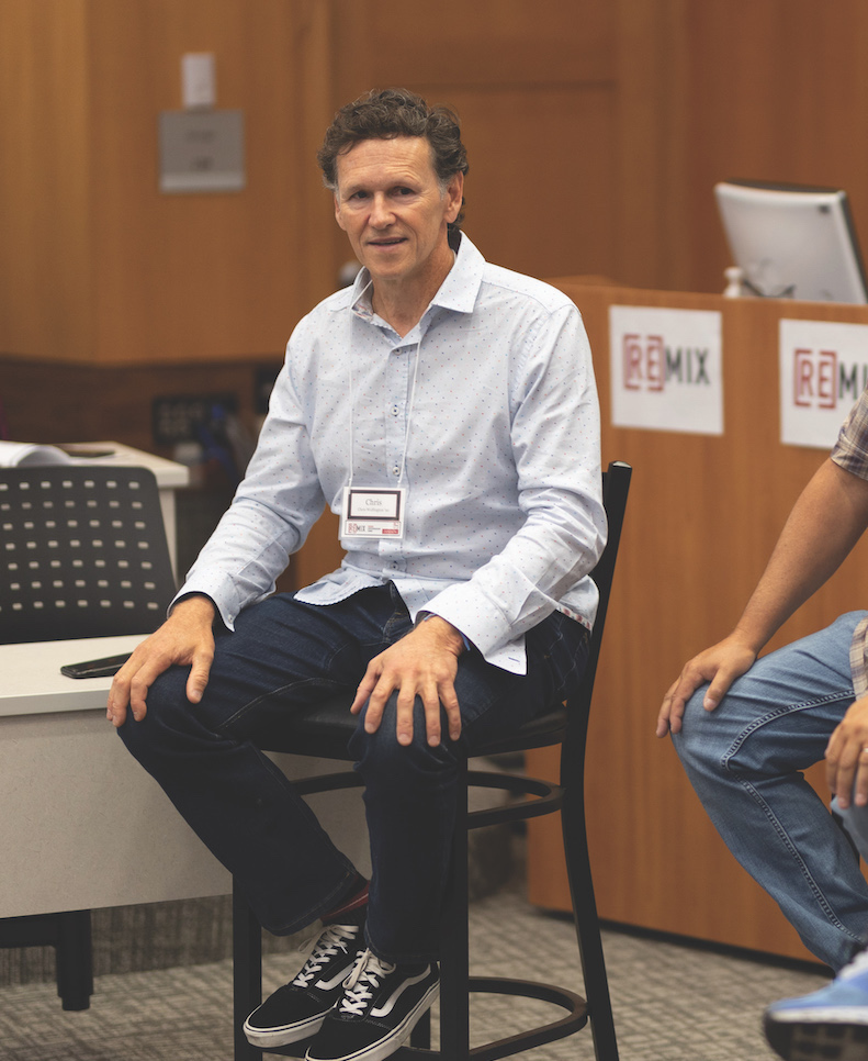 Chris Wolfington ’90 remains connected to Denison through many ways, including the university's ReMix entrepreneurship summit, which he helped create and implement.