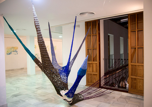 An art installation by Micaela Vivero, artist and professor