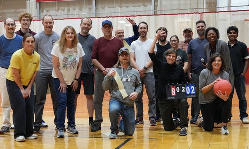 Denison CIO Liv Gjestvang with ITS team members